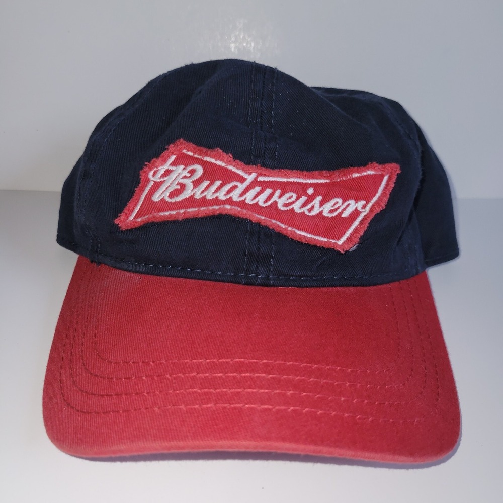 Budweiser Snapback Hat Cap Blue Red 2016 Adjustable OSFM Beer Logo